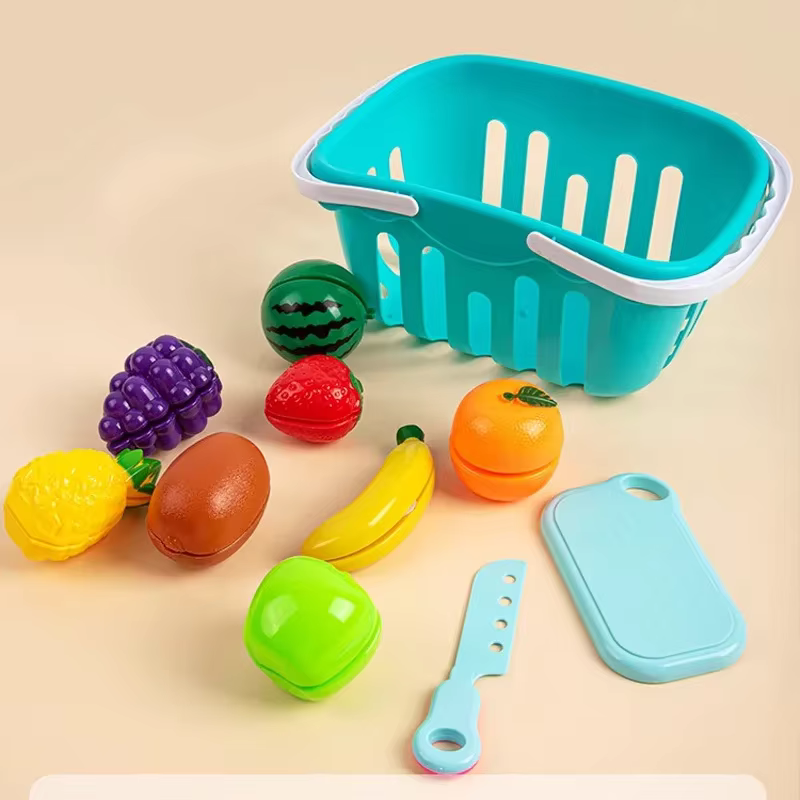 Jouets en feutre pour bébé, aliments à coller au mur, fruits et légumes, jeux de cuisine d'imitation