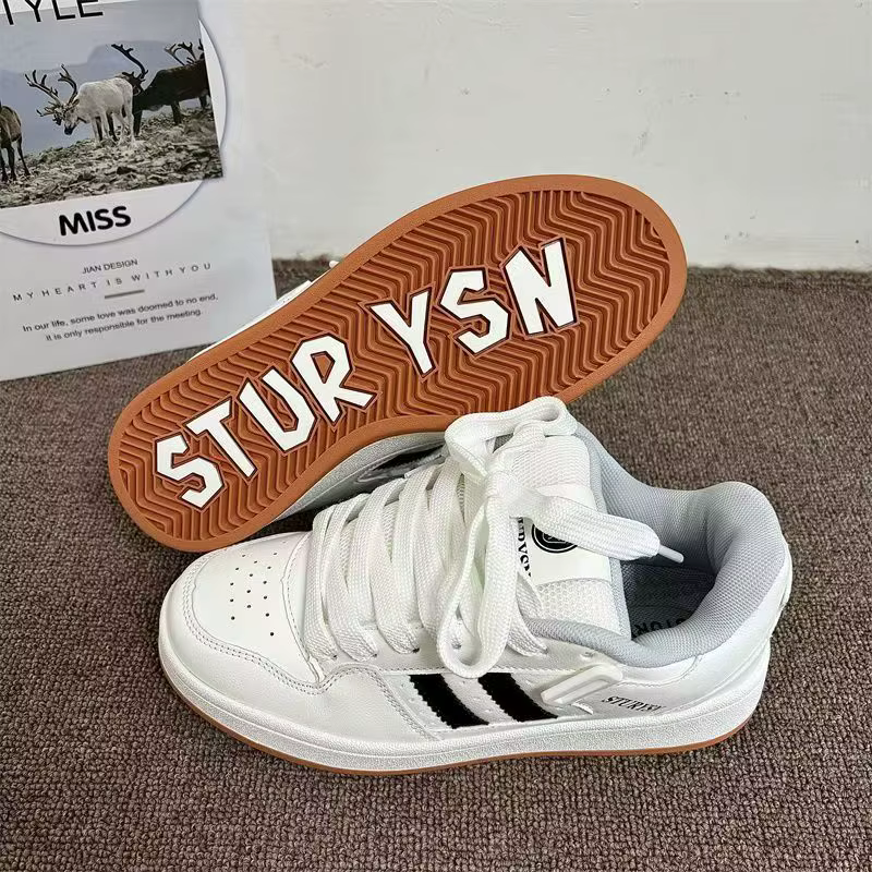 Baskets de Skate pour hommes et femmes, chaussures à pain, tendance nationale rétro, chaussures de S