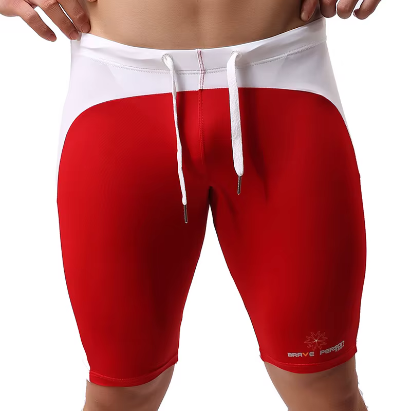 Maillot de bain serré pour homme, séchage rapide, short de piscine, entraînement, pantalon de surf, 