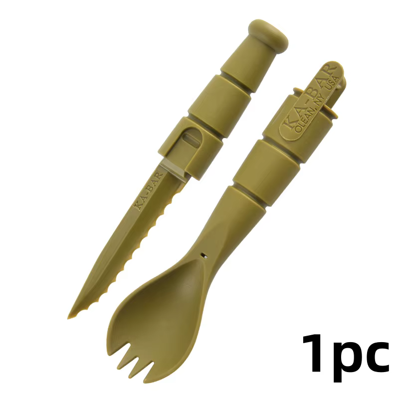 Petits outils d'extérieur, fourchettes et cuillères tactiques, mini fournitures EDC, outils multifon