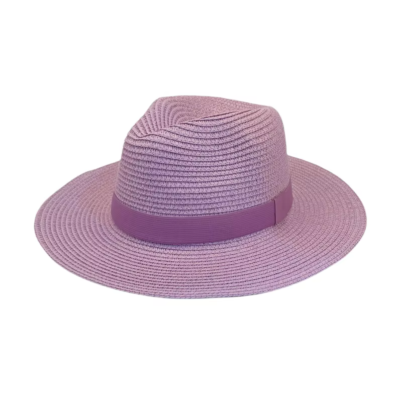 Chapeau de paille de Protection solaire d'extérieur, casquette Panama à Large bord, Protection UV re