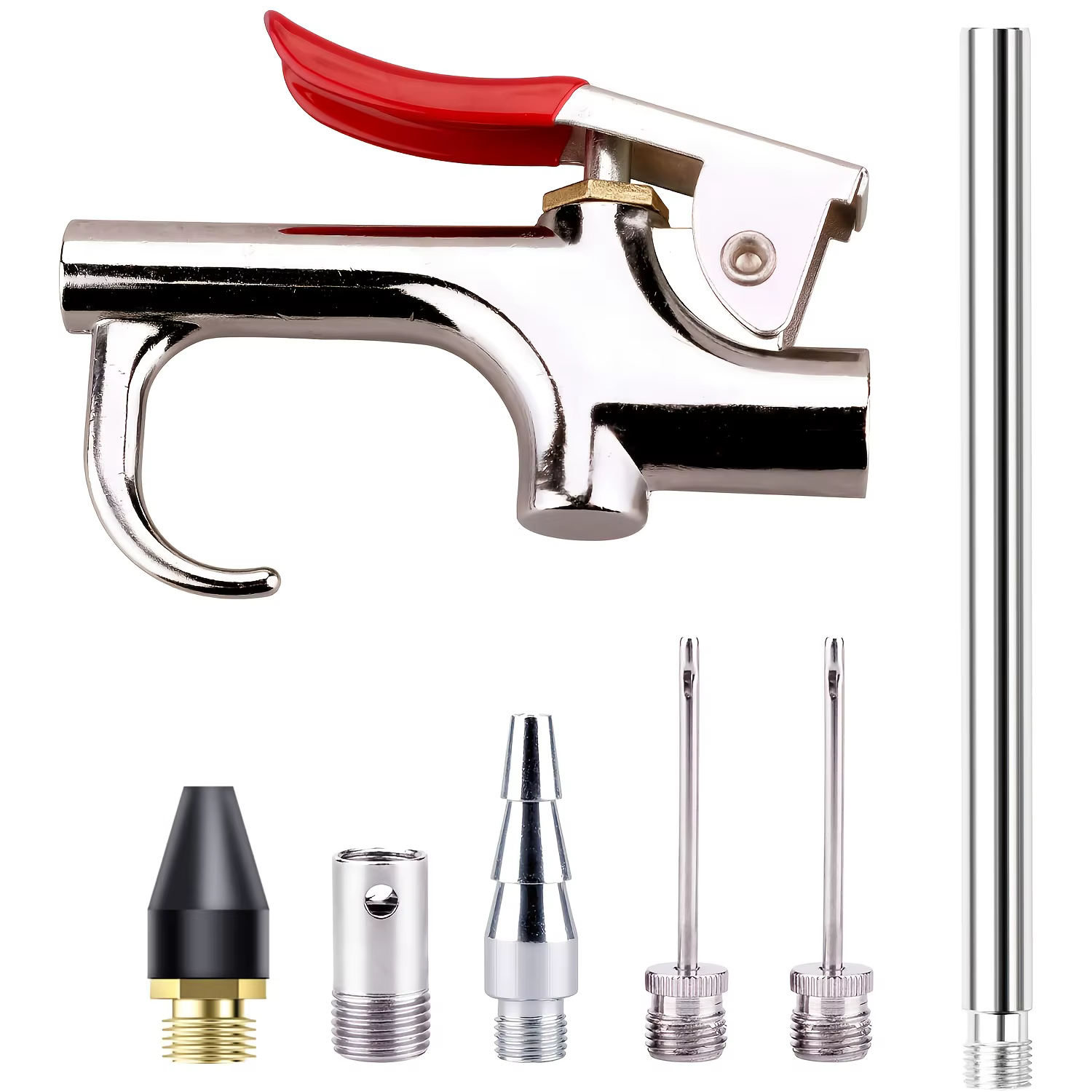 Kit d'accessoires pour pistolet à soufflage d'air, 7 pièces, avec 5 buses interchangeables, Kit d'ou