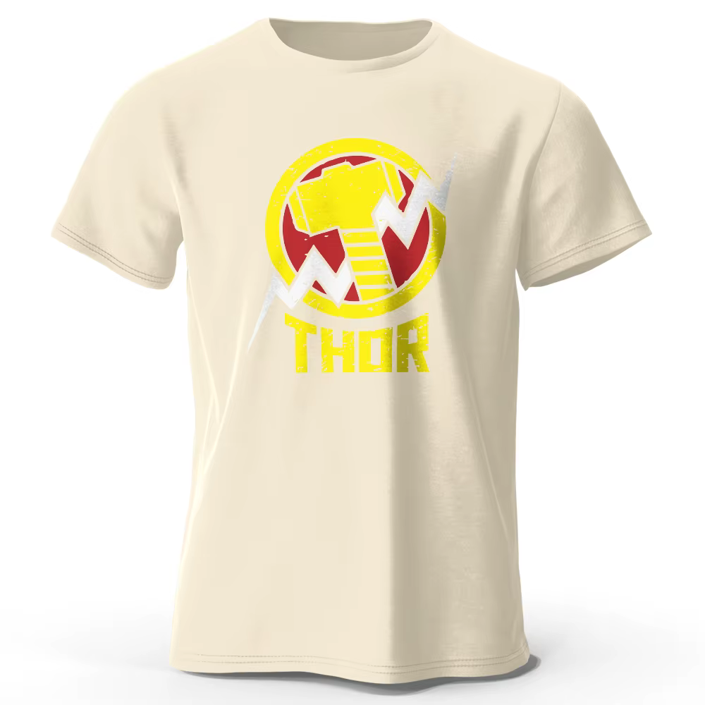 T-shirt imprimé The foreThor pour hommes et femmes, t-shirts graphiques vintage classiques, été, 100