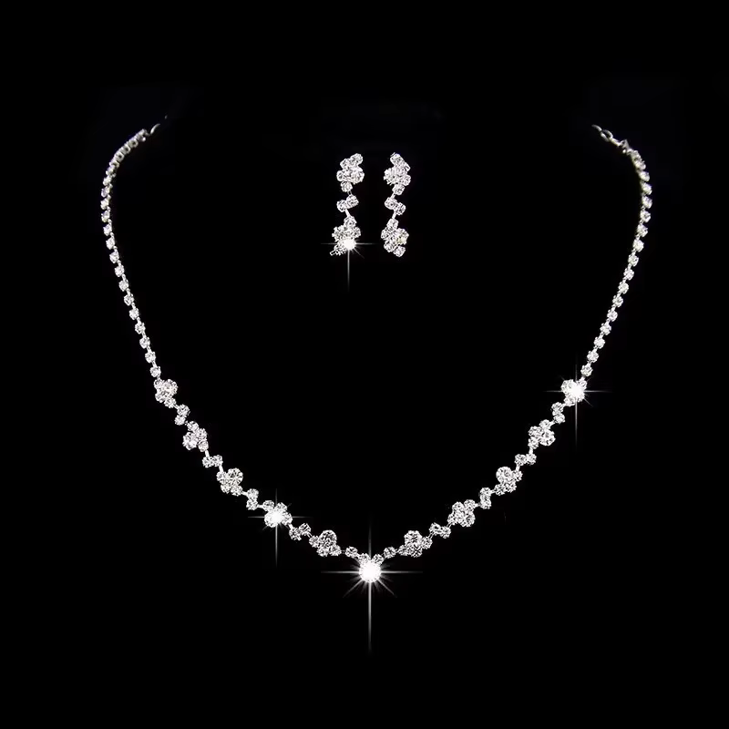 Accessoires de photographie et de maquillage pour Studio de mariage, boucles d'oreilles en chaîne, e