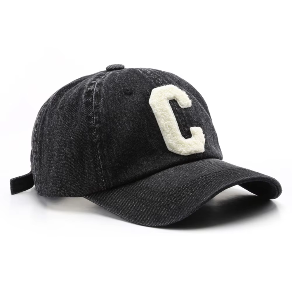 Casquette en jean noire et bleue de haute qualité FS pour hommes, casquettes de baseball de luxe pou