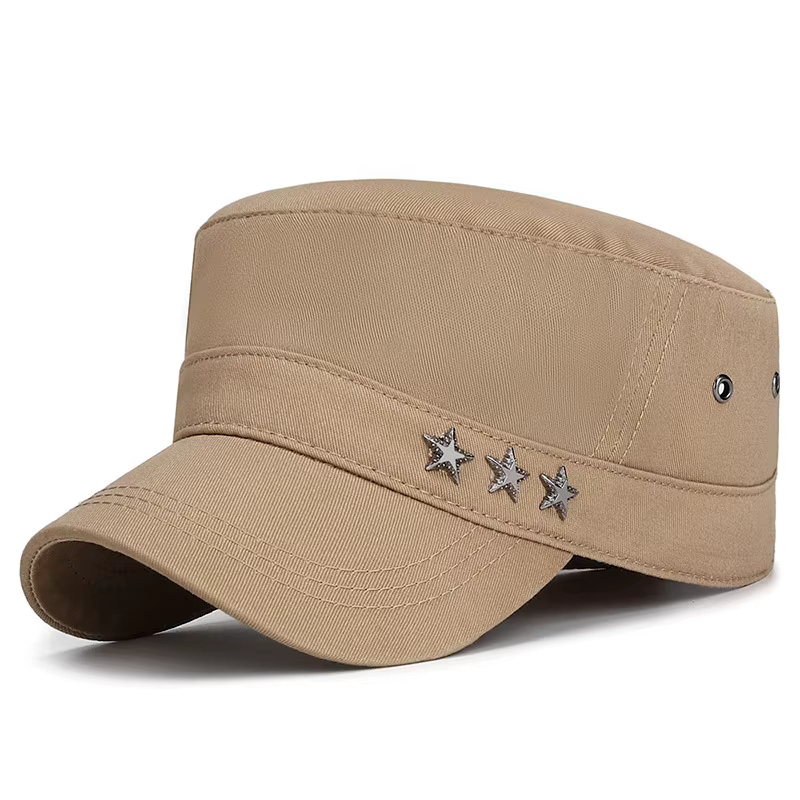 Casquette de baseball réglable en coton pour homme, style grand-père, avec étoiles, protection solai