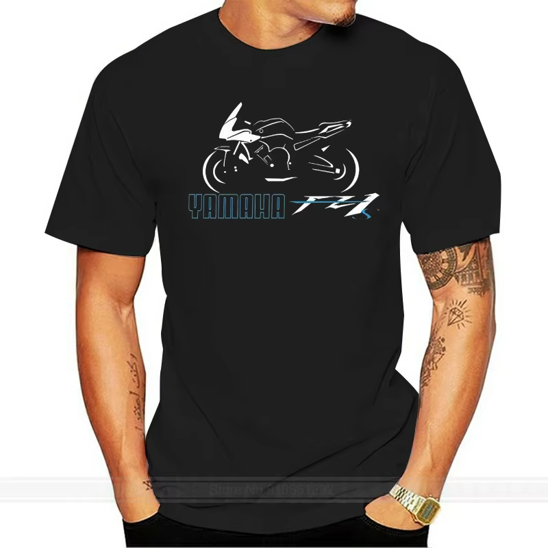 T-shirt de moto décontracté pour hommes, T-shirt Fazer, Japon, Mode, Nouveau