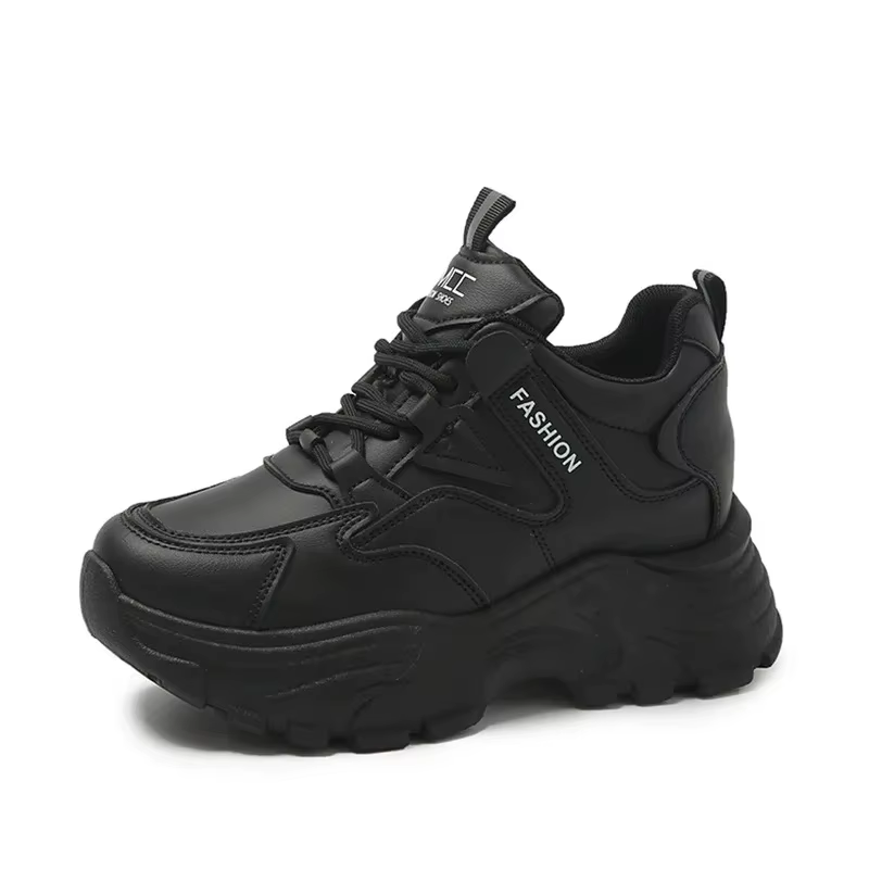 Baskets à talon épais tendance pour femmes, décontractées, printemps-automne, style Dad Shoes, chaus