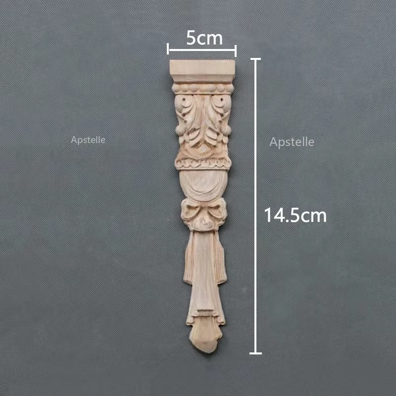 Cheminée en bois massif sculpté de Stigme, accessoires pour la maison de style européen, armoire, fl