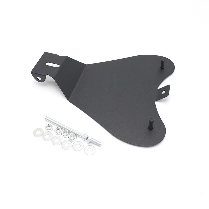 Coussin à ressort de siège Solo en cuir souple, accessoires de moto pour Harley Honda Yamaha Bobber