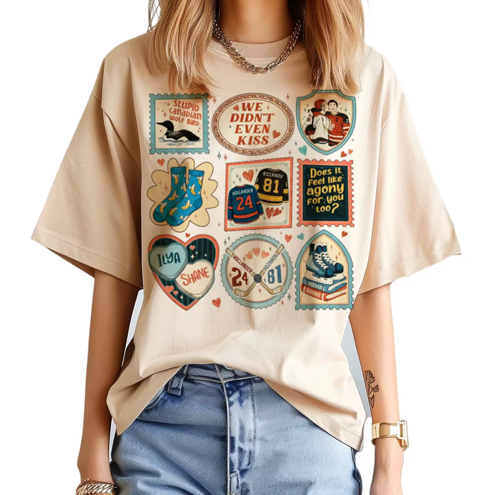 T-shirt Rivalité Chauffante pour Femme, Confortable et Doux, Cadeau pour Fans, Streetwear Psychédéli