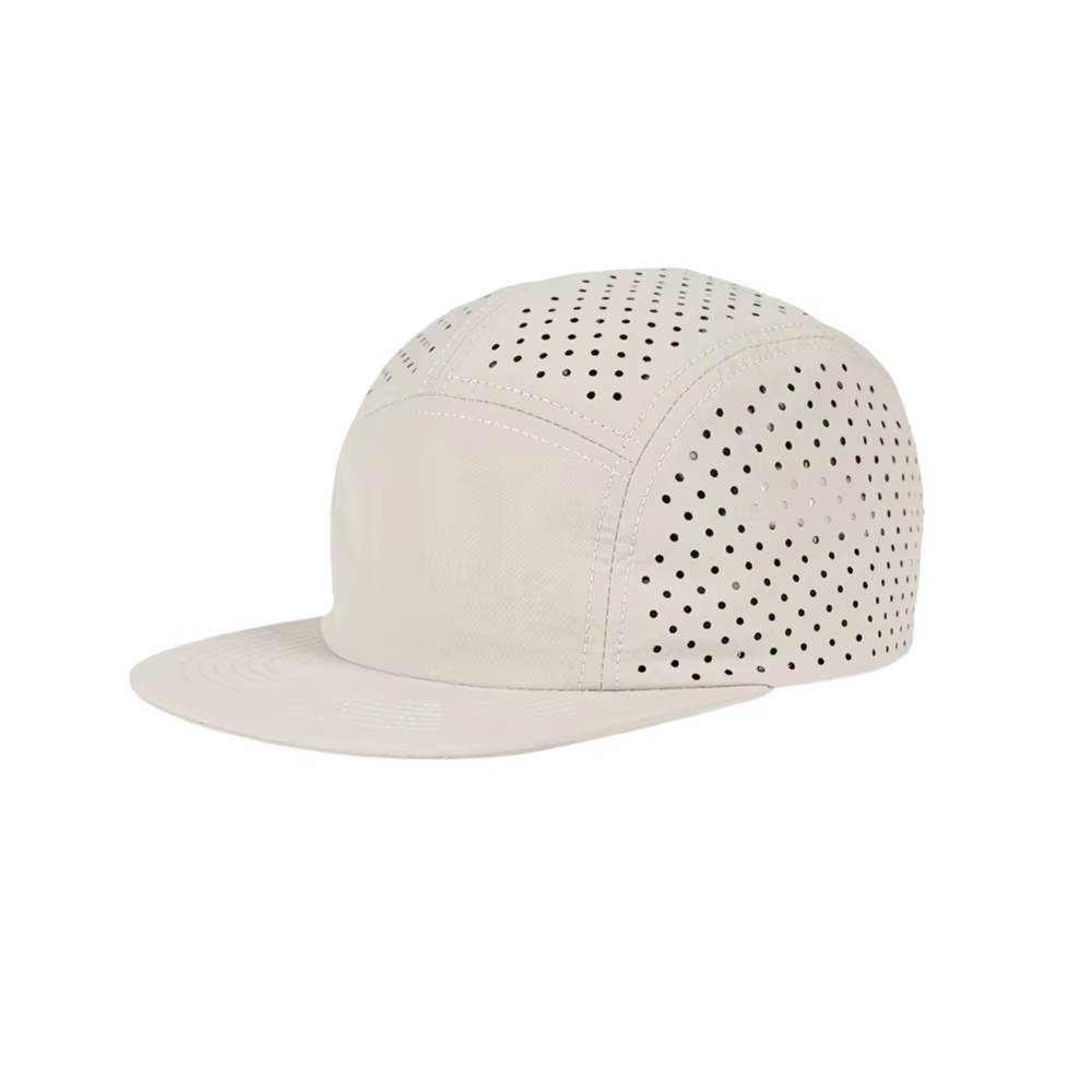 Casquette de baseball ventilée à séchage rapide, casquette de sport souple à 5 panneaux, casquette d