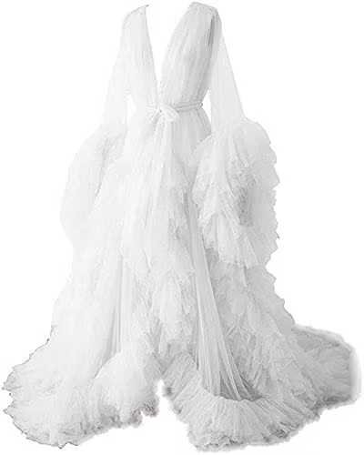Robe de photographie bordeaux pour femmes, chemise de nuit Sexy, à volants, vêtements de nuit en den
