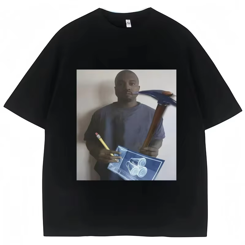 Drôle Kanye West Meme graphique T-shirt enfant jeu vidéo Humor T-shirt femmes été créativité t-shirt