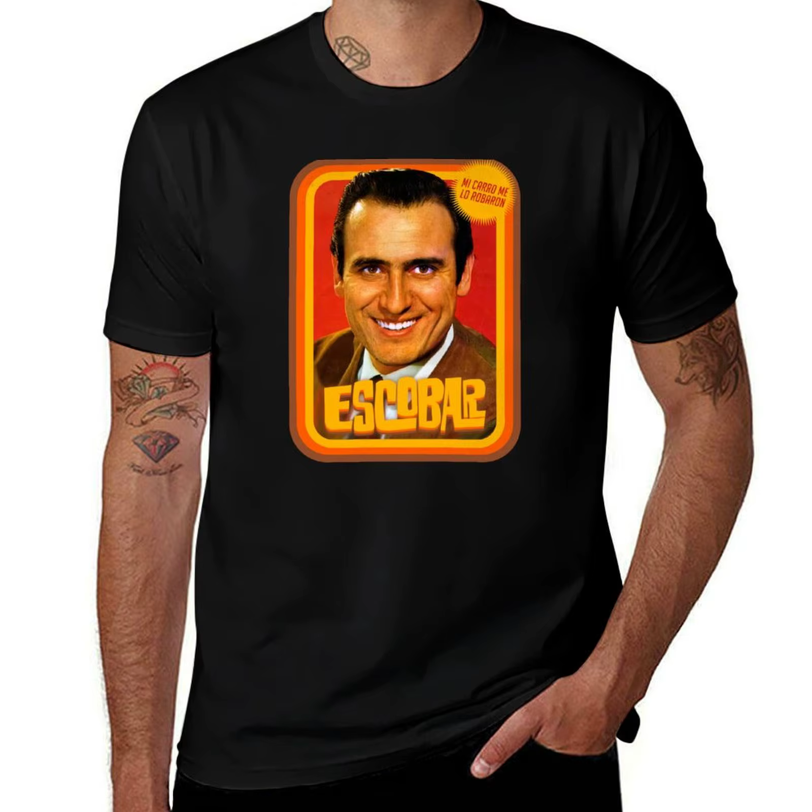 Manolo Escobar T-Shirt rappeur t-shirts graphiques chemises graphiques coton homme t-shirts luxe hom
