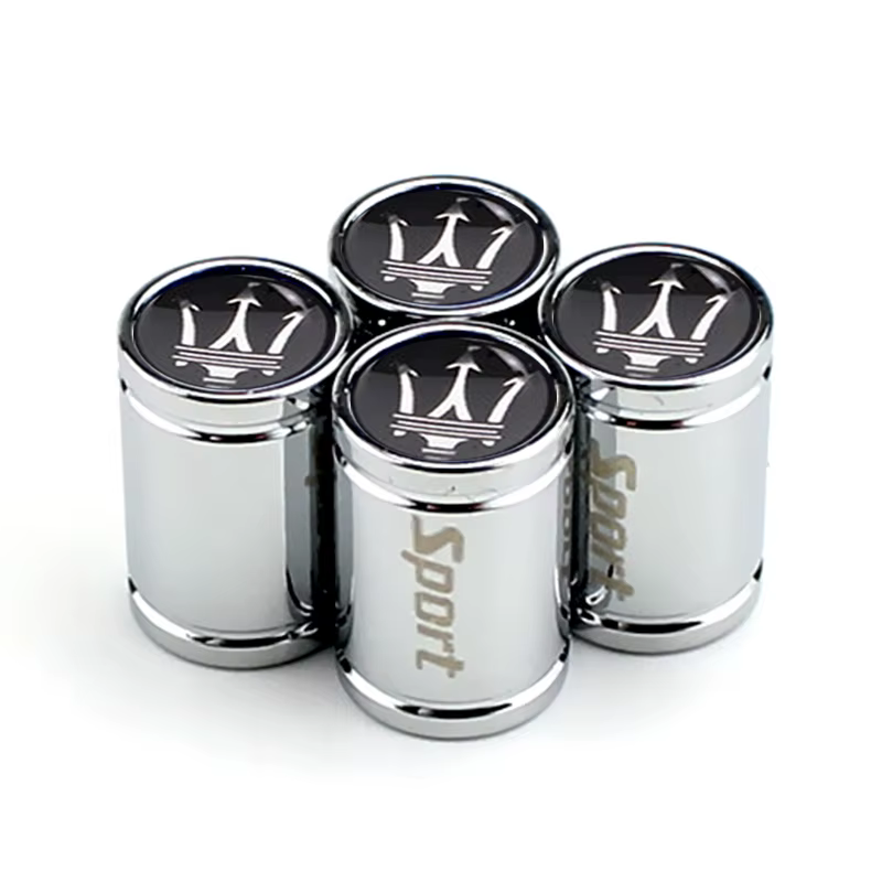 Bouchons de tige de Valve de roue de décoration de Logo de voiture, pour Maserati Quattroporte Grant
