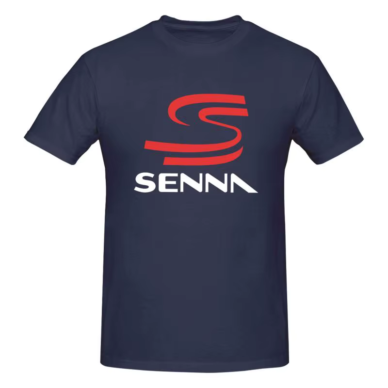 T-shirts graphiques imprimés Ayrton Senna, t-shirts d'été à manches courtes, hauts décontractés en c
