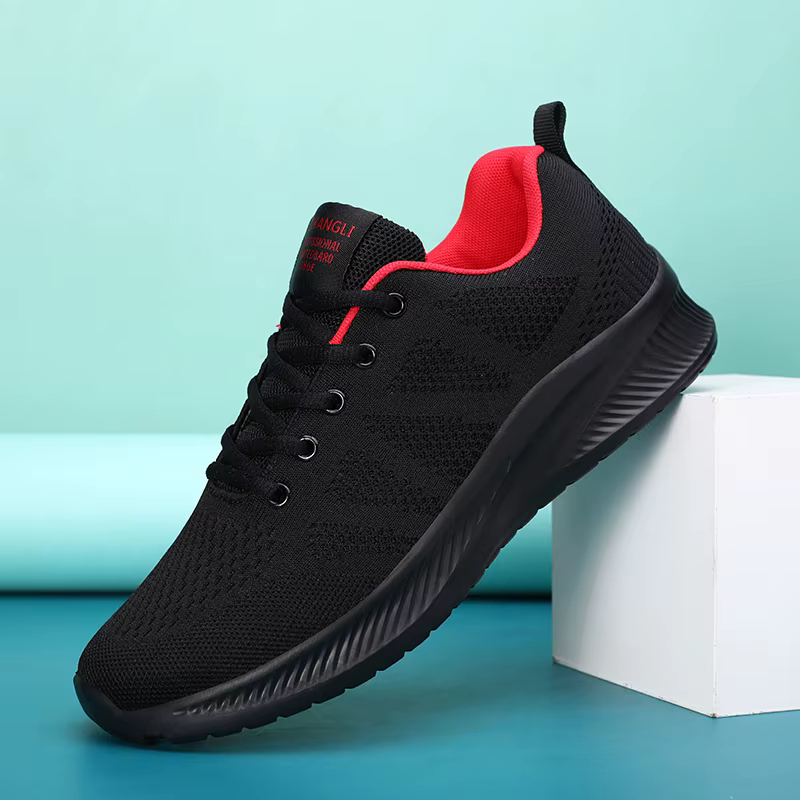 Baskets de course légères en maille pour hommes, chaussures de sport de plein air, baskets de tennis