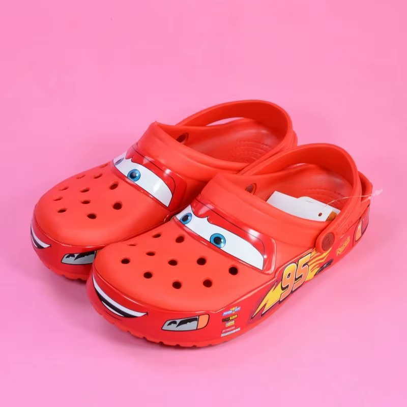McQueen Cars-Sandales de plage décontractées pour hommes et femmes, nouvelles chaussures de dessin a
