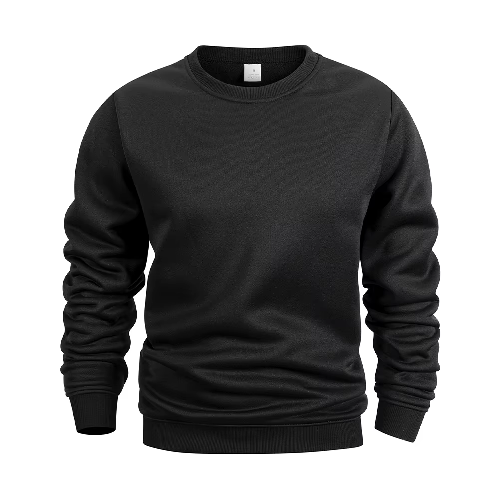 Sweat à capuche basique pour hommes, col rond, mode Sport décontracté, pull à col rond, Streetwear, 