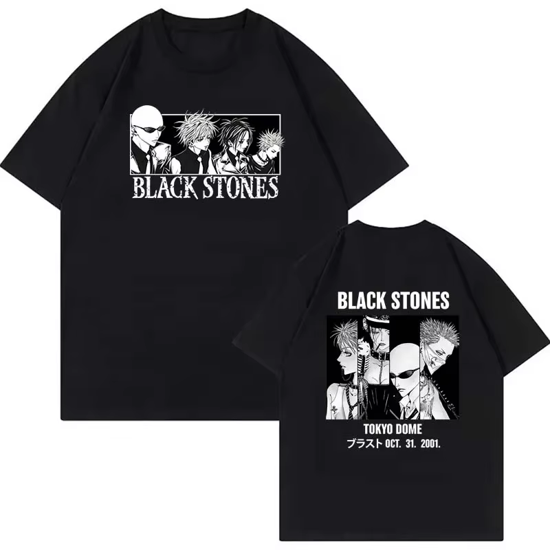 T-shirts à imprimé graphique rétro Nana, mode décontractée pour hommes, streetwear Y2K, hauts vintag
