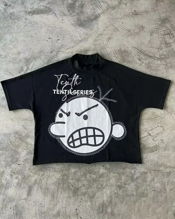 Streetwear Haunted Mound Vintage t-shirt Y2K vêtements hommes femmes Hip Hop imprimé graphique surdi