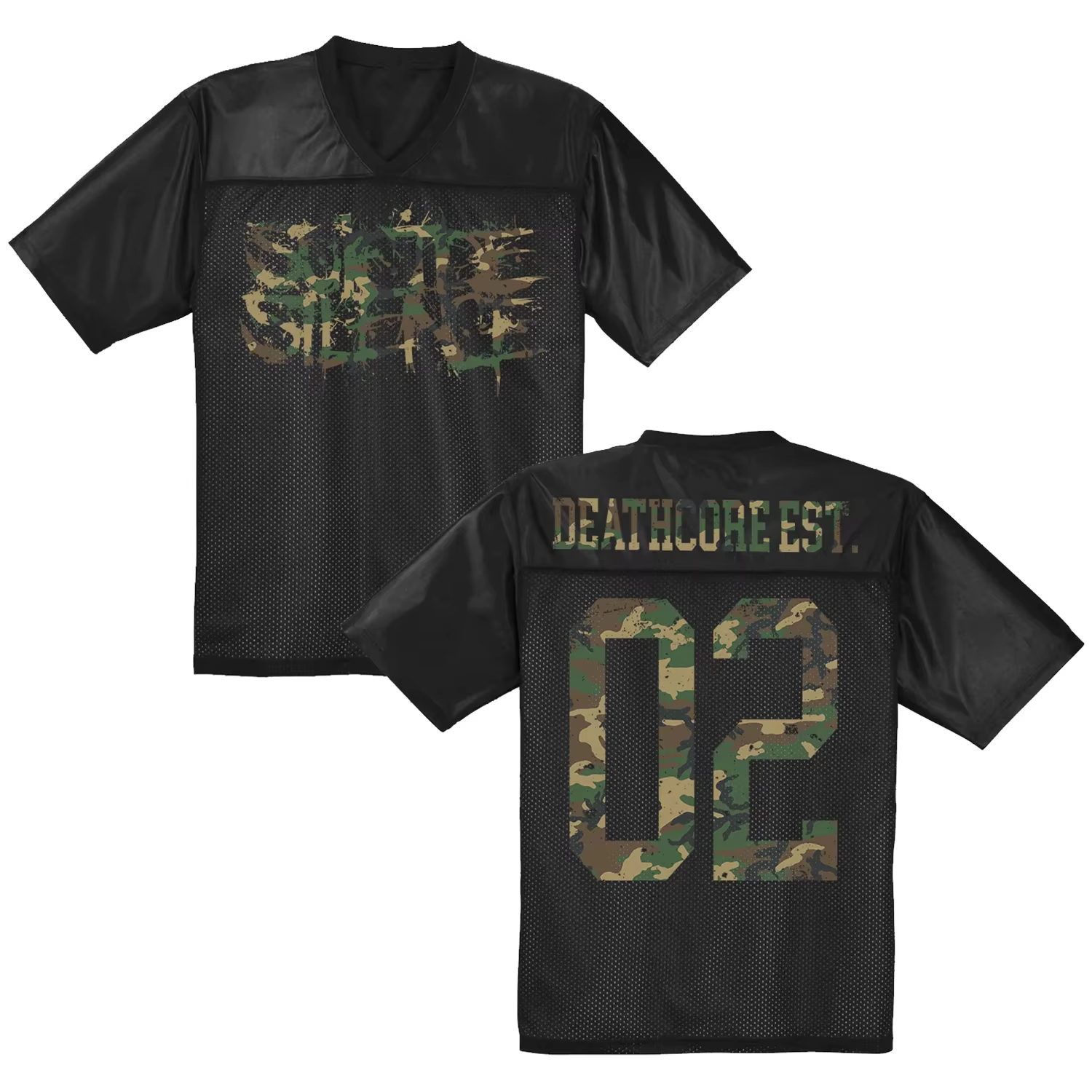 ‌ T-shirt en coton unisexe avec motif du groupe de punk américain Suicide Silence 2026, style street