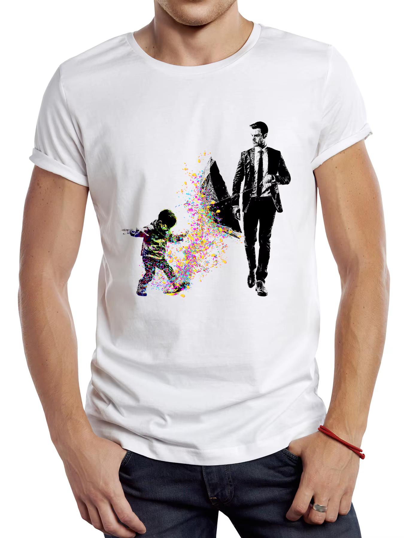 TEEHUB T-shirt manches courtes homme, streetwear, sport, humoristique, papa et fils