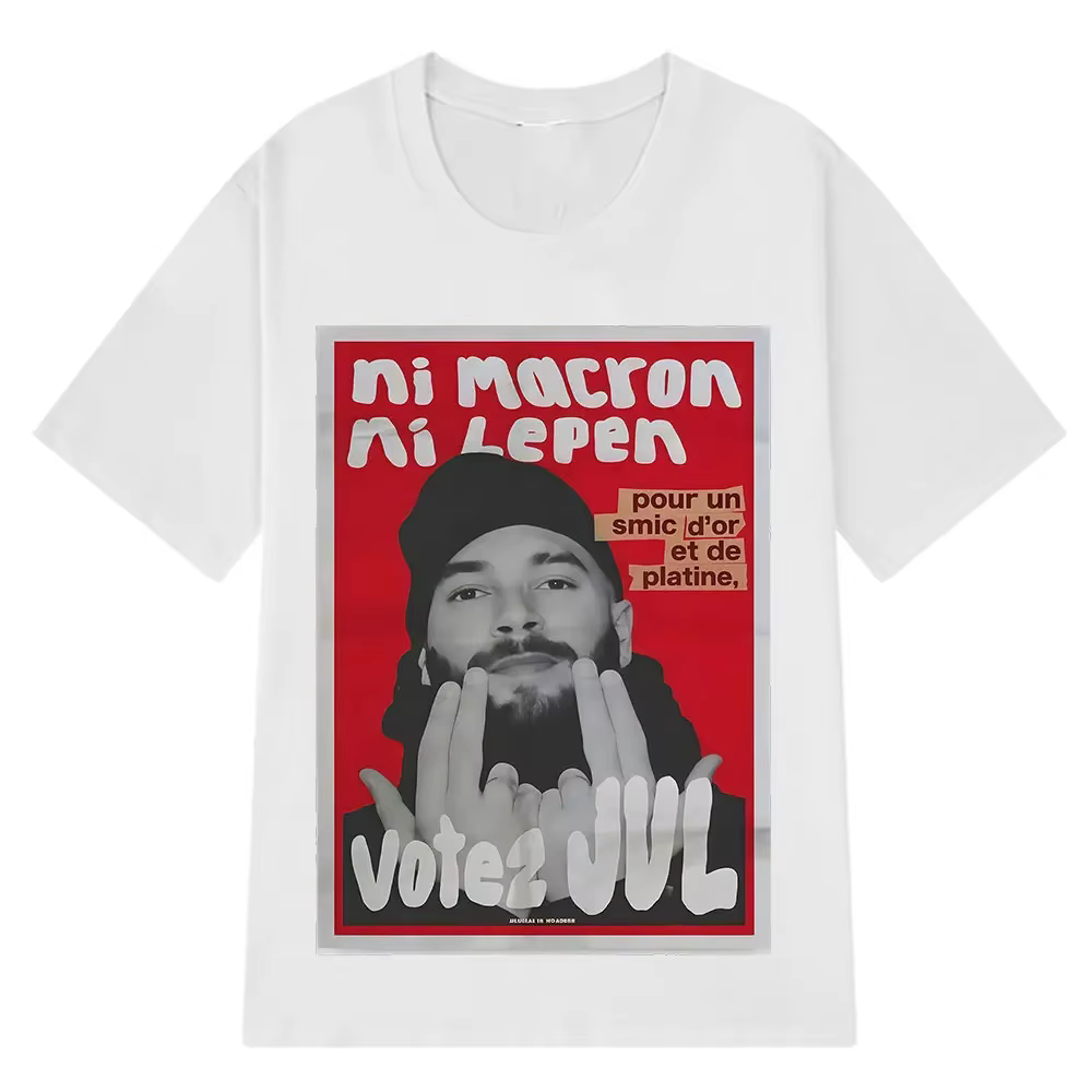 T-shirts graphiques tendance JUL du rappeur français pour hommes et femmes, T-shirt hip-hop à manche