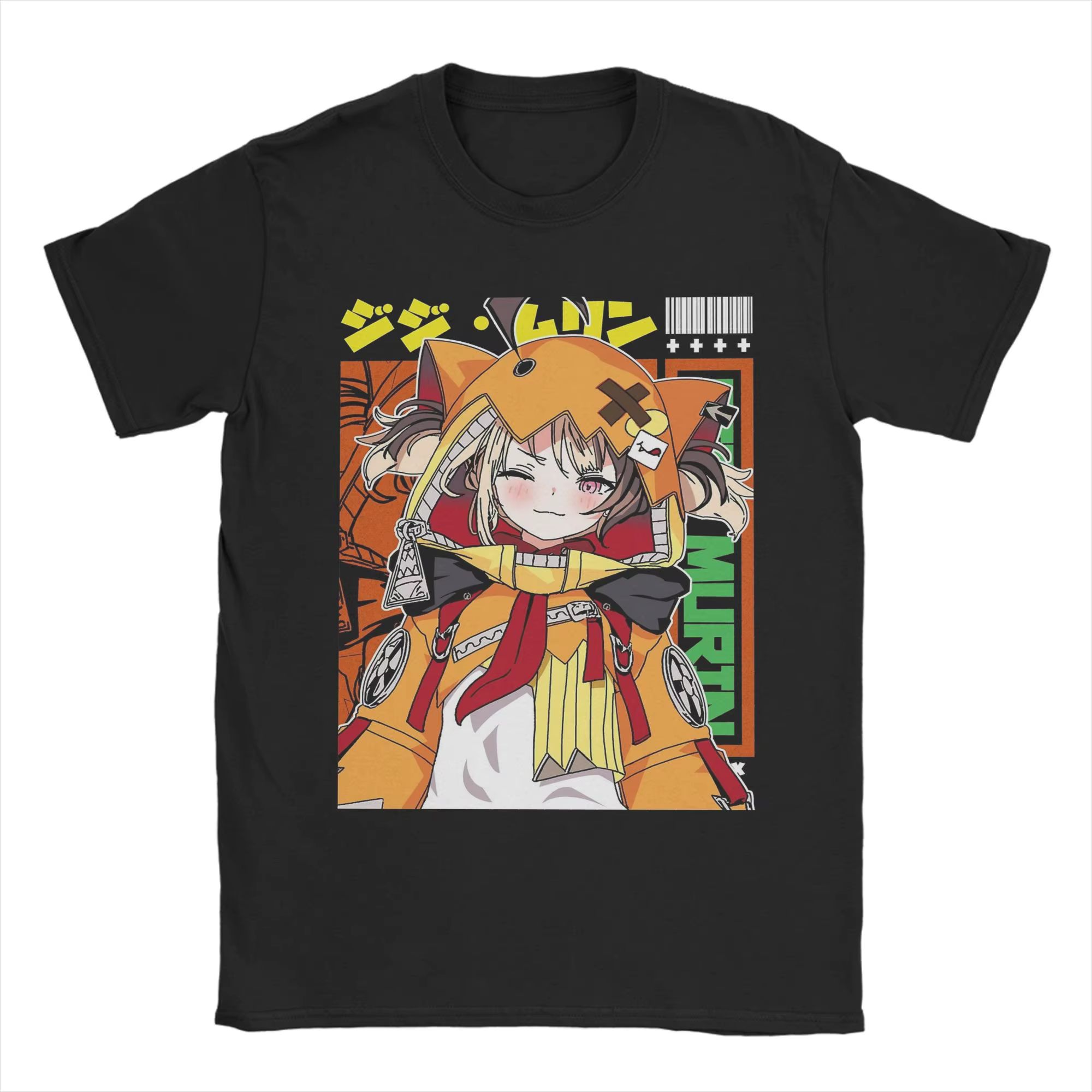 T-Shirt à manches courtes pour hommes, 100% coton, Gigi Murin Justice Hololive, nouveauté, vêtements