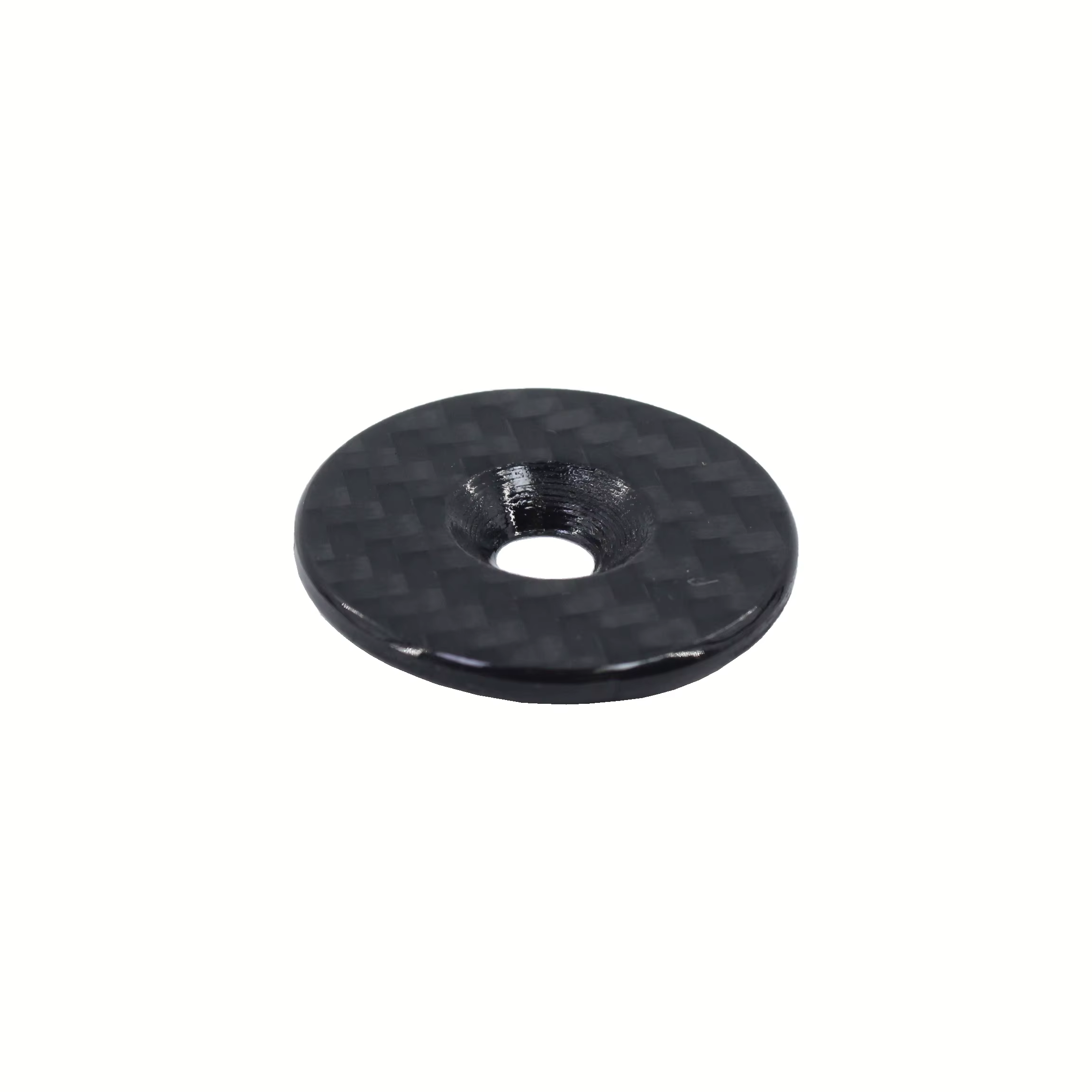 Couverture de tige de vélo en fibre de carbone 3K brillant mat, casques de vélo, bouchons en carbone