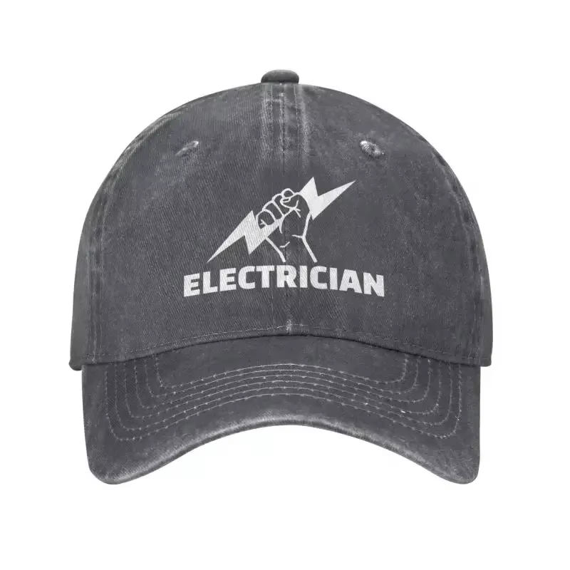 Casquette de Baseball pour électricien personnalisée, Protection solaire, en coton, à rabat, pour fe