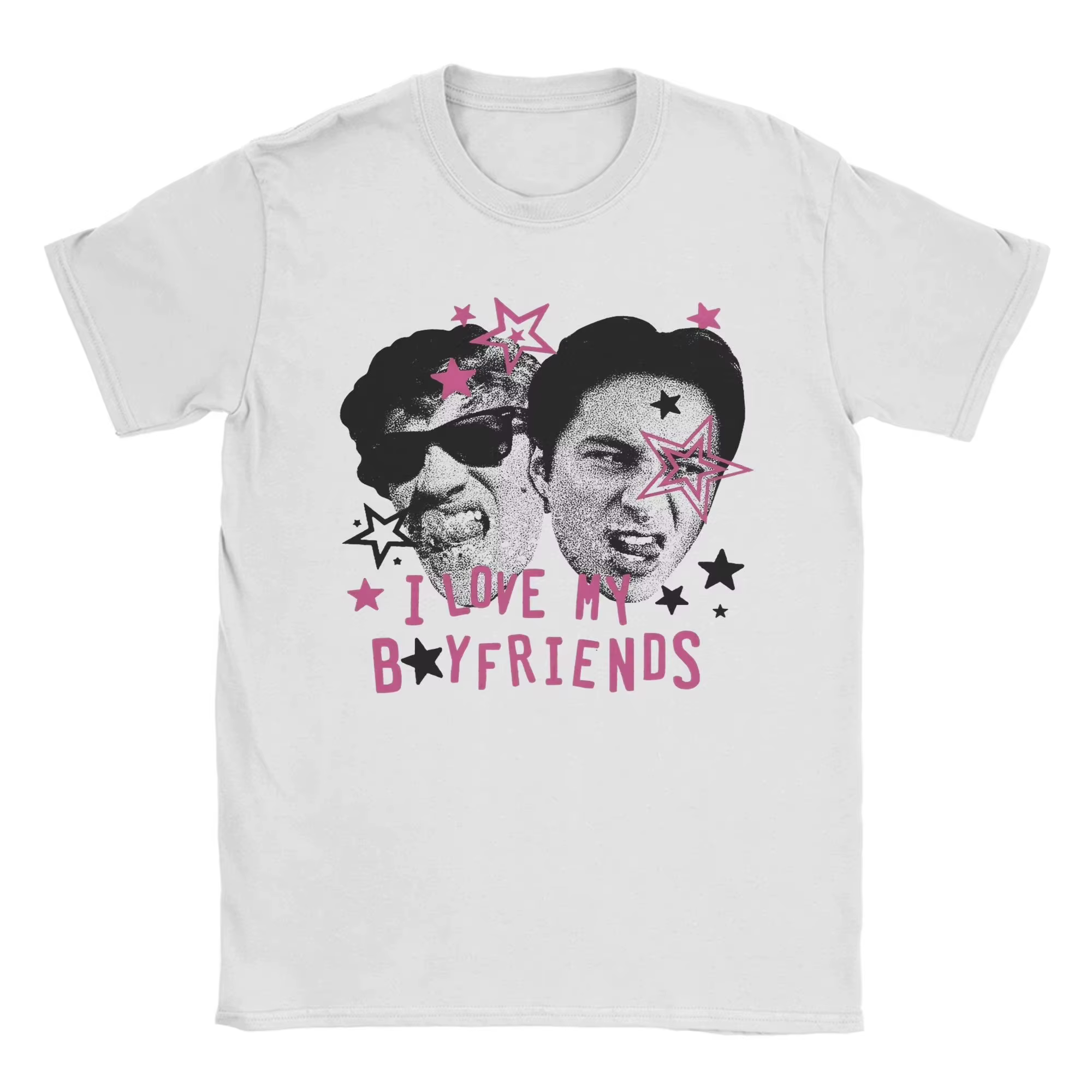 T-shirts chauffants pour hommes « I Love My Boyfriend » Shane Hollander et Ilya Rozanov, hauts en co
