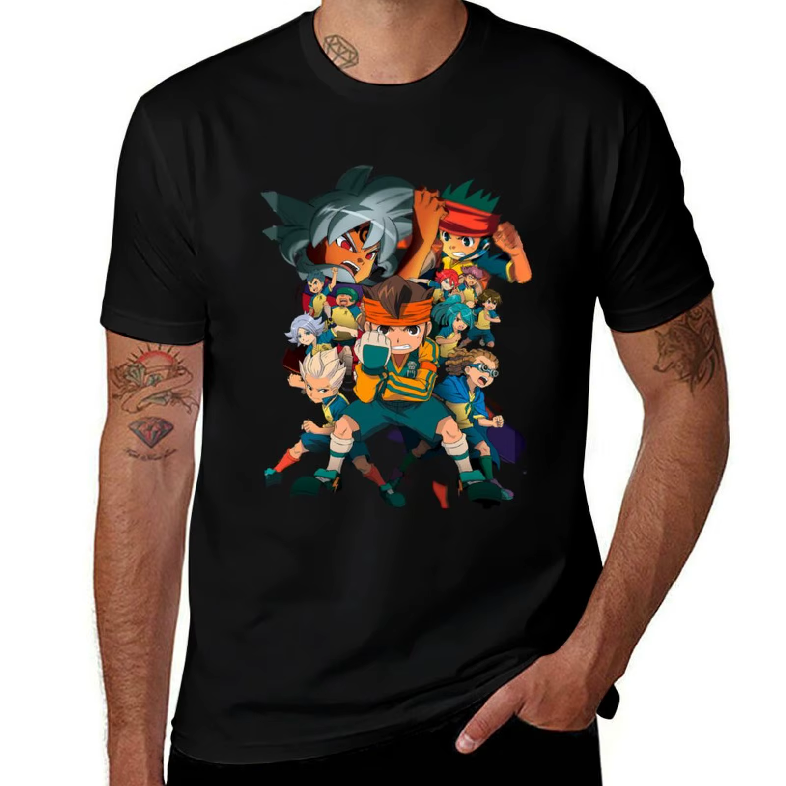 T-shirt INAZUMA ELEVEN, t-shirt classique basique décontracté