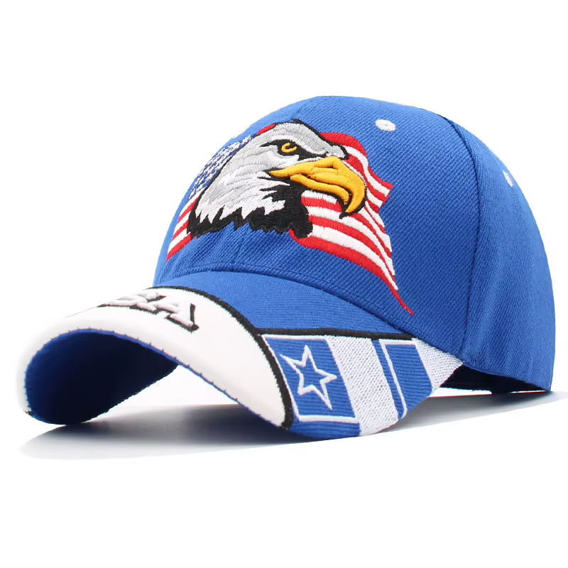 Casquette de baseball animal pour hommes et femmes, aigle à tête blanche fosotique et sensation amér