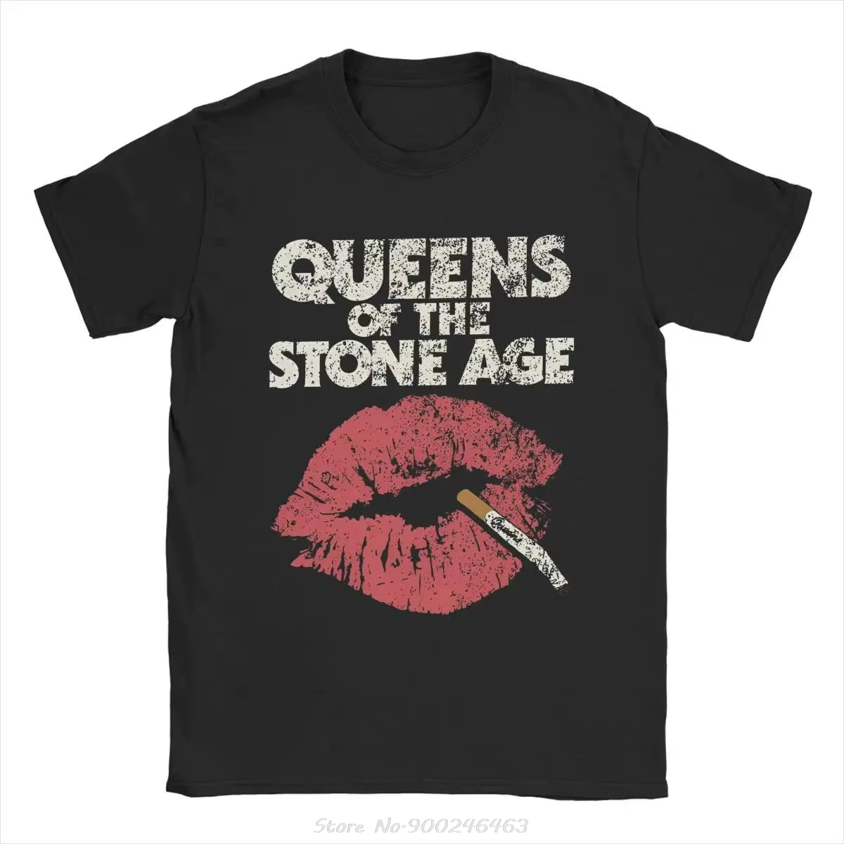 Hommes T-Shirt reines de la pierre âge Hipster coton t-shirts col rond manches courtes T-Shirt mode 