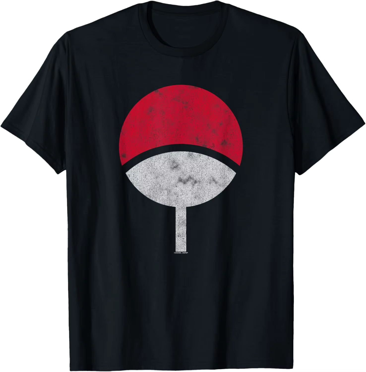 T-shirt Naruto Shippuden Sasuke Uchiha avec symbole désespéré, S-6XL