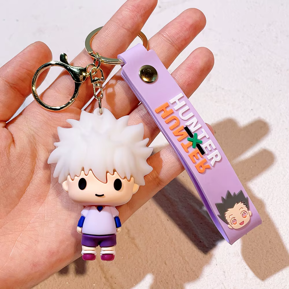 HUNTER X HUNTER Figure porte-clés Anime dessin animé GON · FREECSS poupée pendentif porte-clés voitu