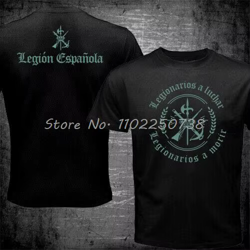 Espagne légion étrigh espagnole Espanola Tercio armée militaire T-Shirt été coton à manches courtes 