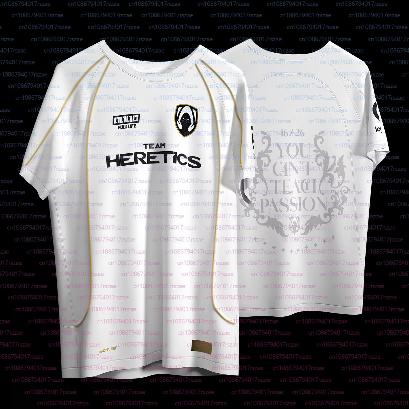 Nouveau 2026 uniforme équipe hérétique maillot hommes mode Esports Club Fans T-shirt LOL LEC jeu t-s