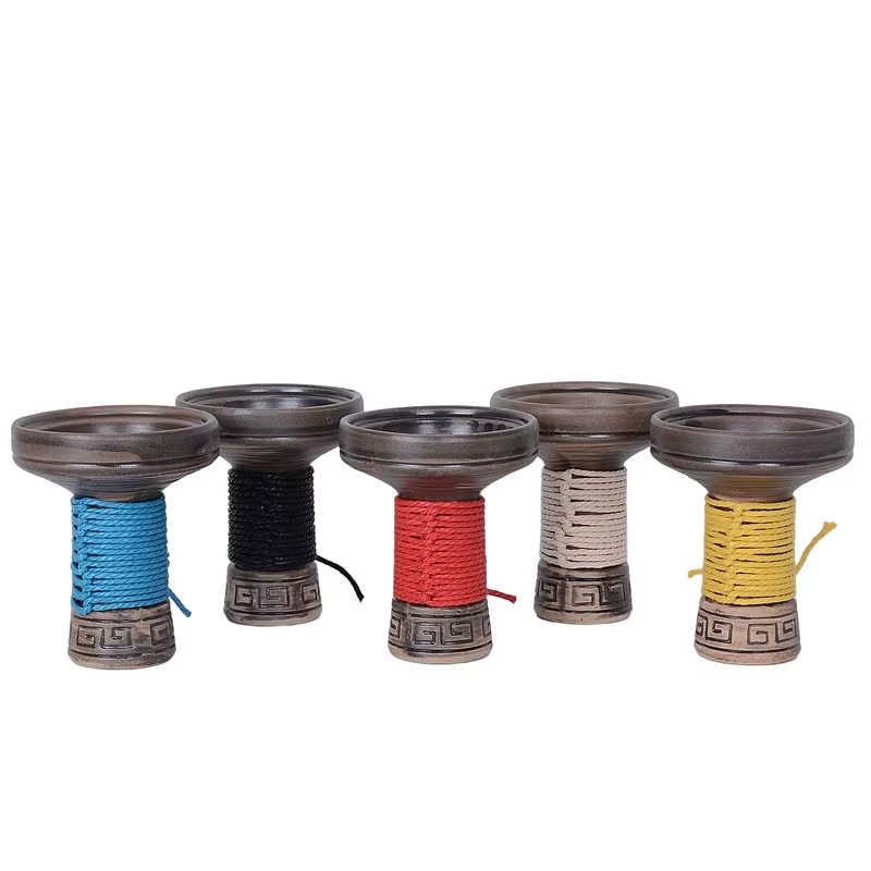 Accessoires pour Shisha arabe, Pot à fumée, tête en céramique, bol en carbone, accessoires pour narg