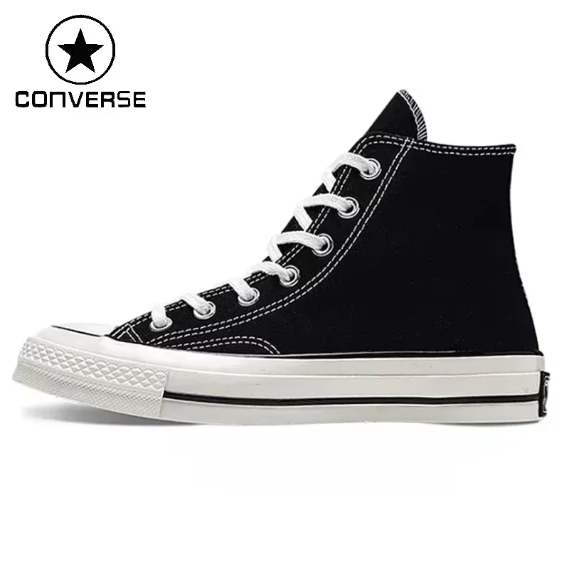 Converse All Star hommes et femmes chaussures de skateboard années 1970 haute classique toile plate-