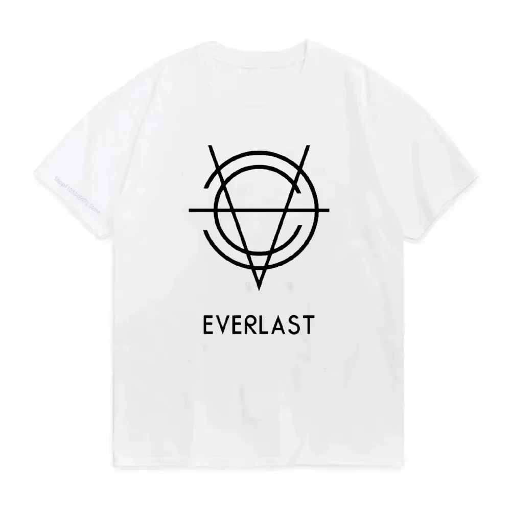 T-shirt avec logo EVERLAST BOXING et T-shirt d'été imprimé à col rond pour femmes, haut de mode Hara