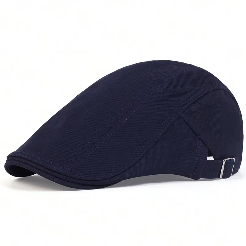 Bérets de couleur unie pour hommes, casquette de journal, chapeaux de peintre britannique Hip Hop, c