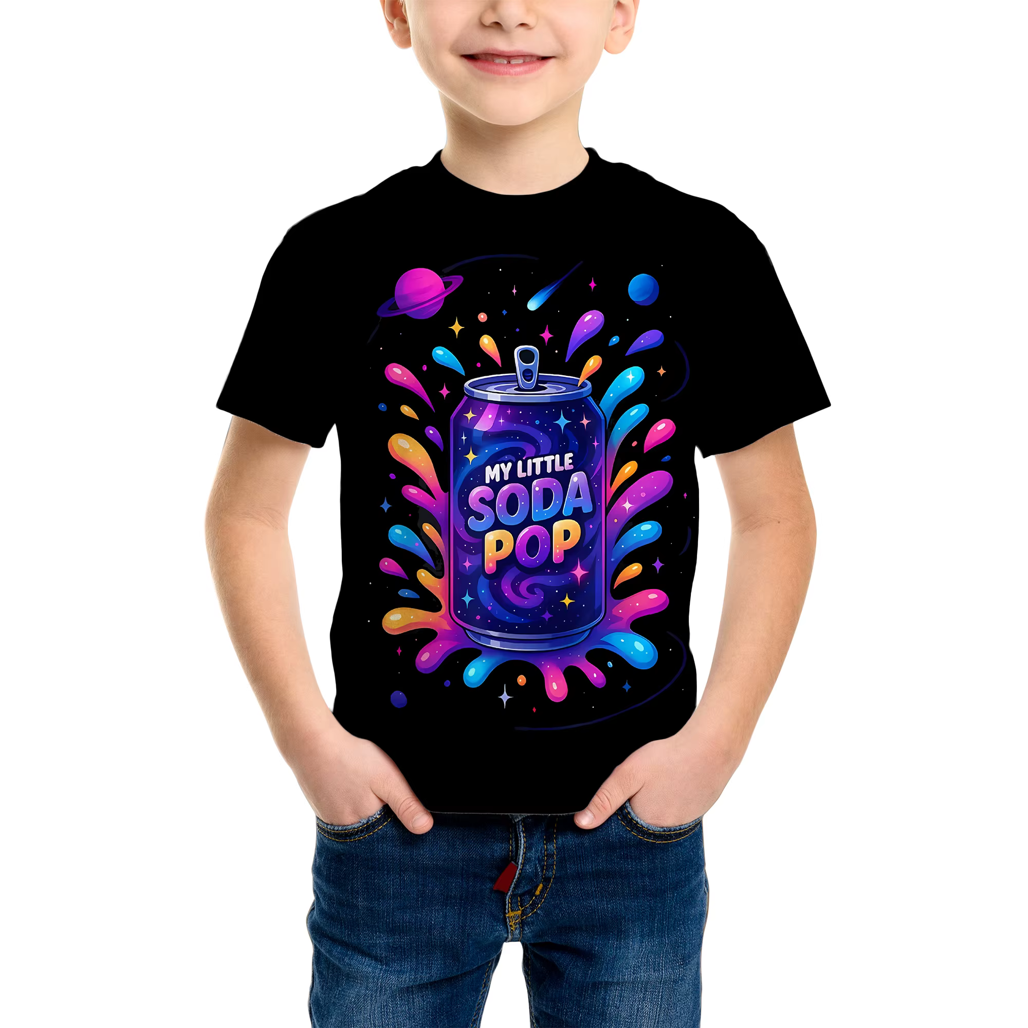 Demon Hunters Saja garçons enfants T-shirts bébé fille garçon dessin animé à manches courtes hauts A