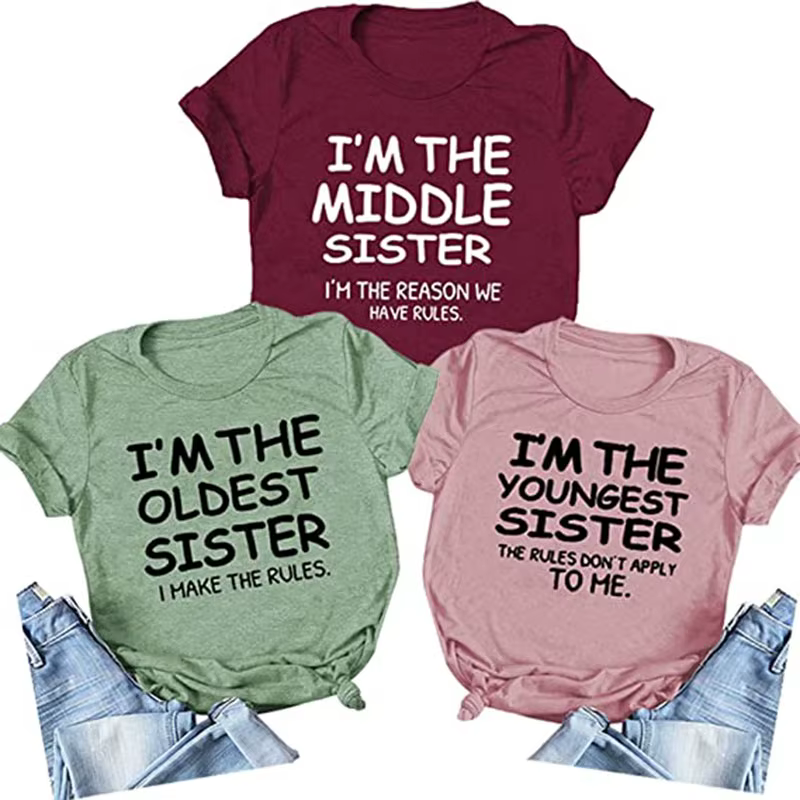 T-shirt femme, humoristique, "I'm The Adjust Saying", cadeau pour les meilleurs amis