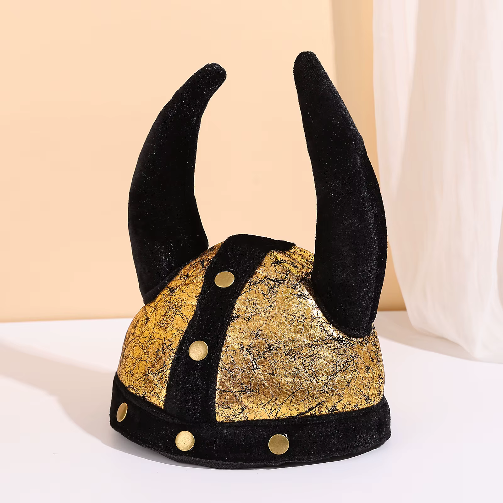Chapeau en corne de vache, mignon, mode, tête de vache, pointe pointue, casquettes en corne de vache