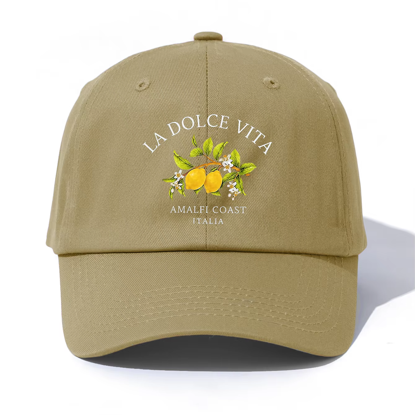 Casquette de Baseball imprimée LA DOLCE VITA pour adultes, chapeau de papa réglable et doux de Style