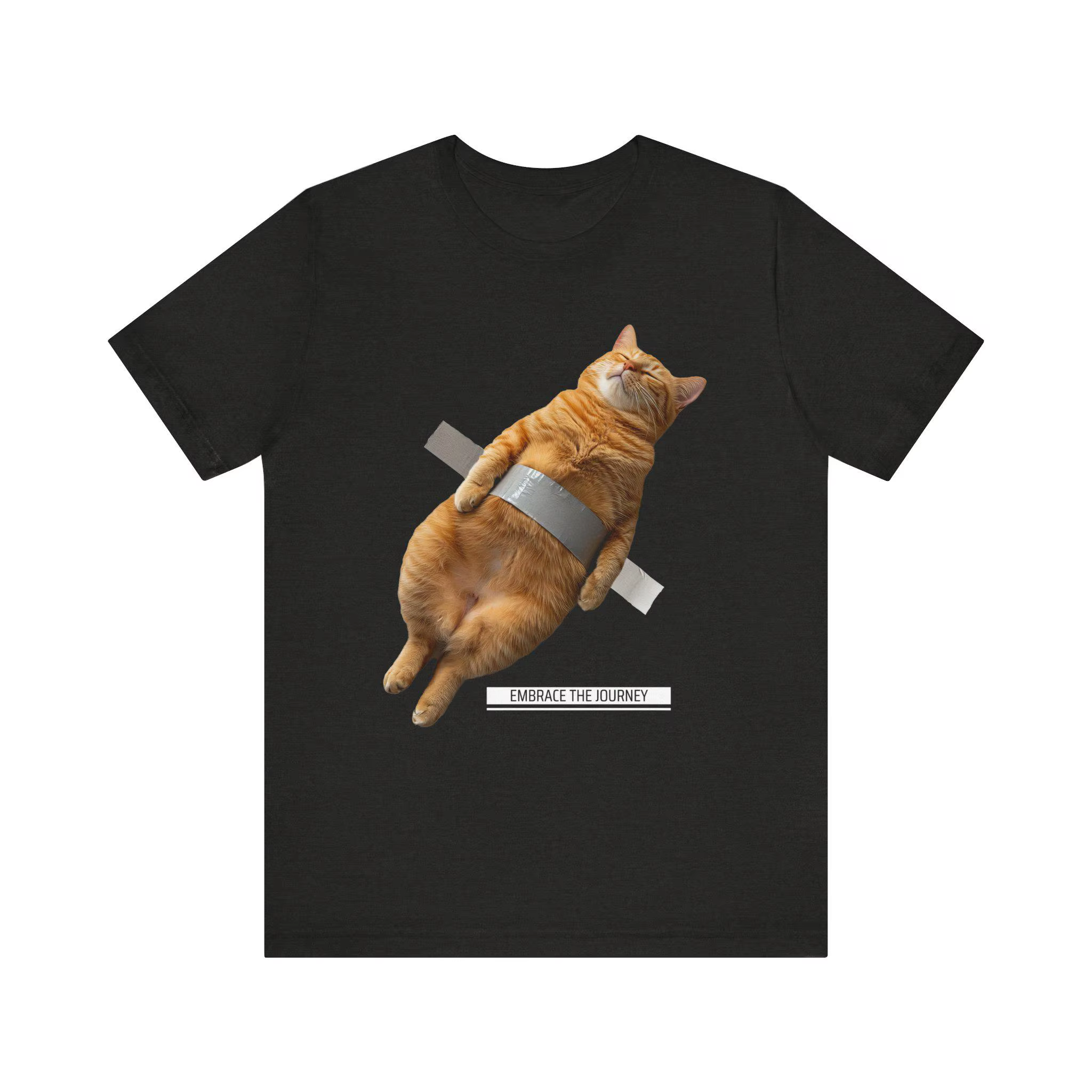 T-shirt unisexe avec motif de chat orange vintage, style amusant et décontracté, T-shirt « Always Bo