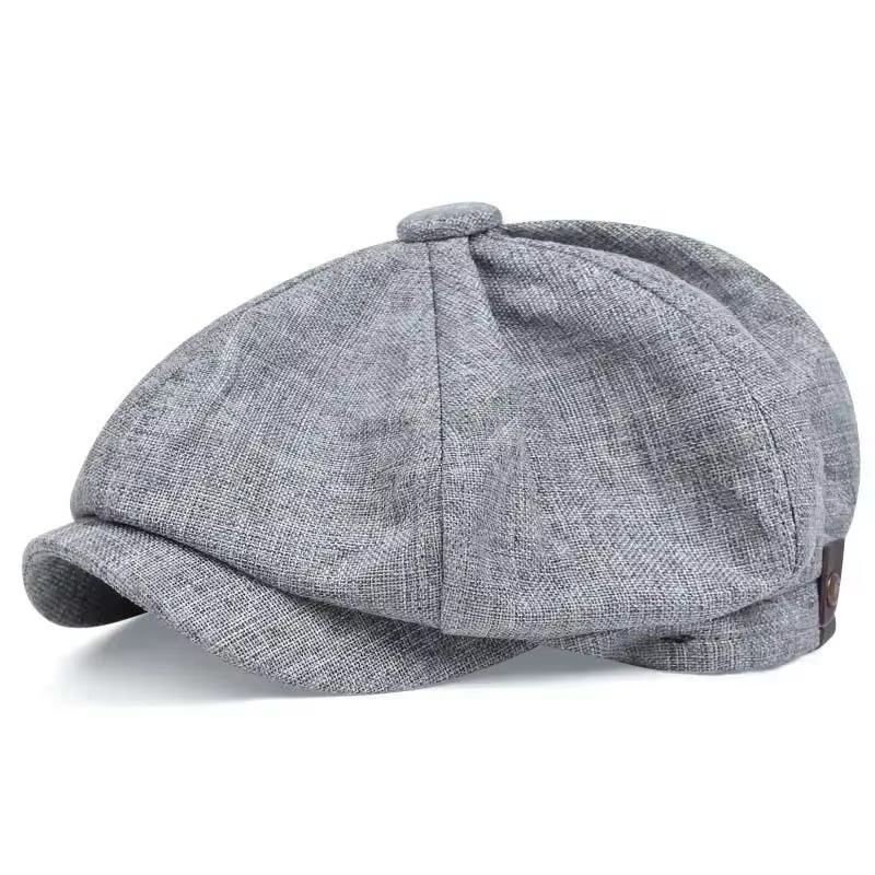 Chapeau décontracté pour homme style Peaky Blinders, Béret rétro printemps-automne, Chapeaux décontr